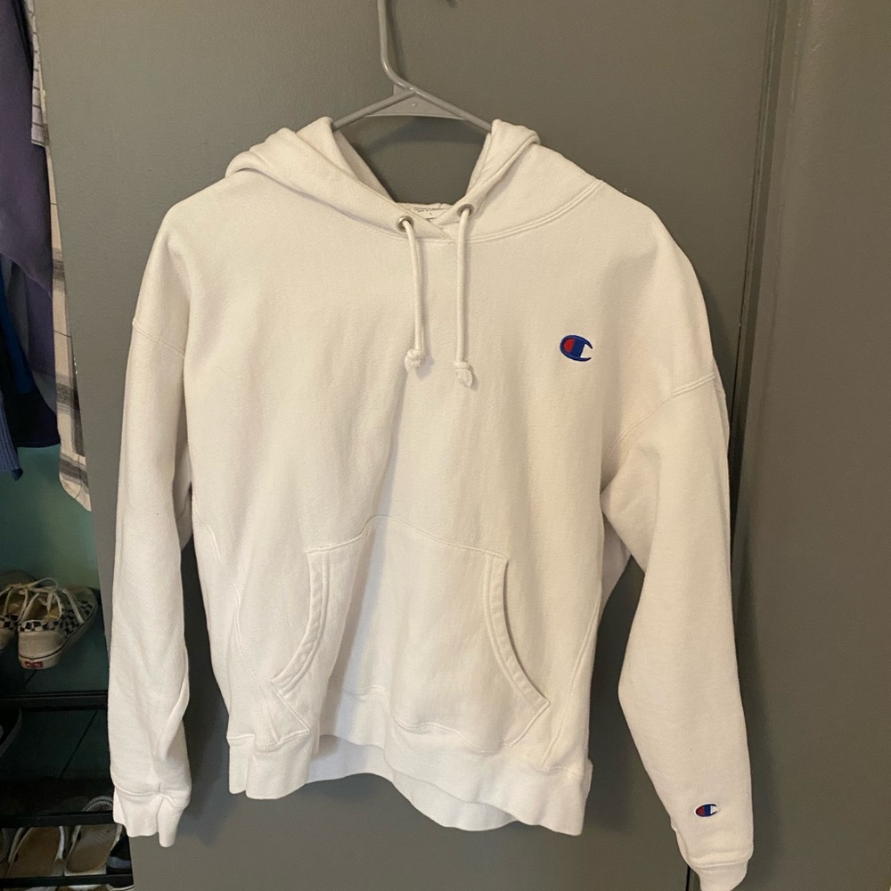 white champion hoodie